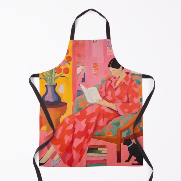 Item preview, Lazy Reading Woman Pink Portrait designed and sold by trajeado14.
