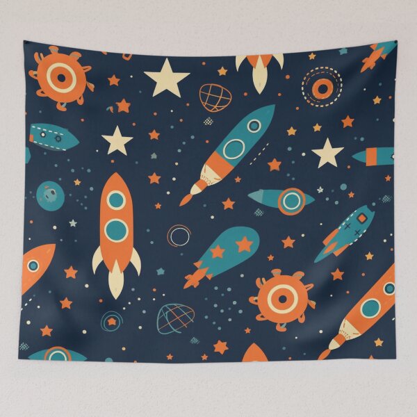 Item preview, A Spaceship Pattern designed and sold by StudioRedKoala.