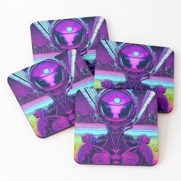 Item preview, Aliens In The Cyberpunk Universe designed and sold by KalipsoArt.