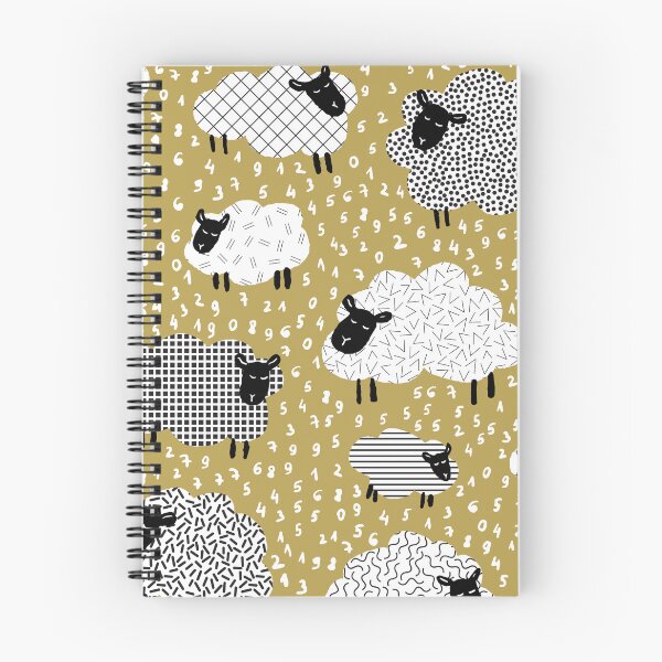 Item preview, count the sheep to sleep  - mustard yellow / antique gold designed and sold by RenattaZare.