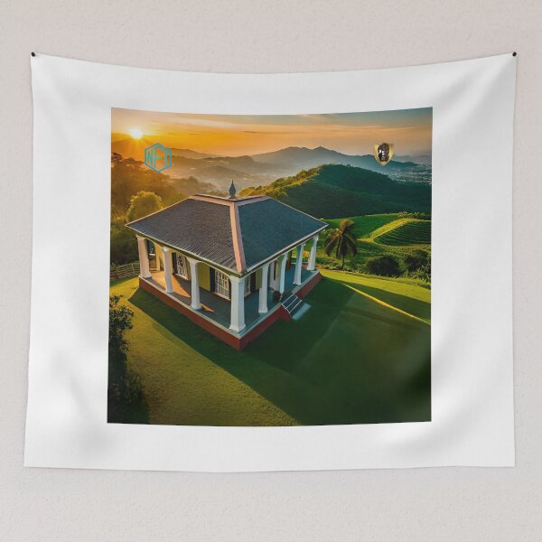 Item preview, Apprentices Rebuild Historic House in Jamaica designed and sold by LoFaroShop.