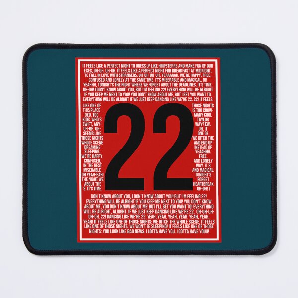 Item preview, taylor swift, 22, all lyrics designed and sold by amandaburns5.