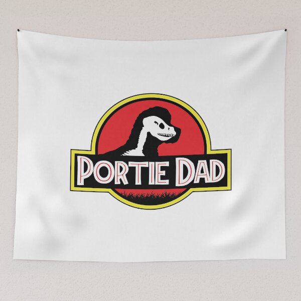 Item preview, (For Bright Background) Jurassic Portuguese Water Dog Dad designed and sold by More Cute Dogs.