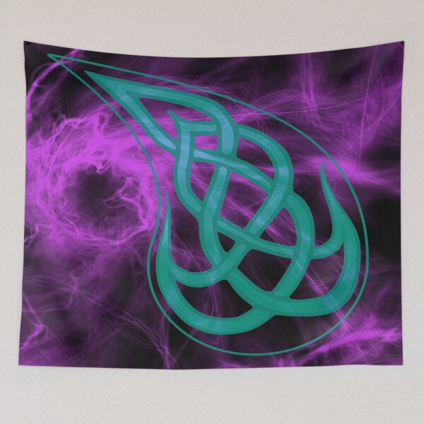 Item preview, Green celtic flame in a purple haze designed and sold by MoodysT's.