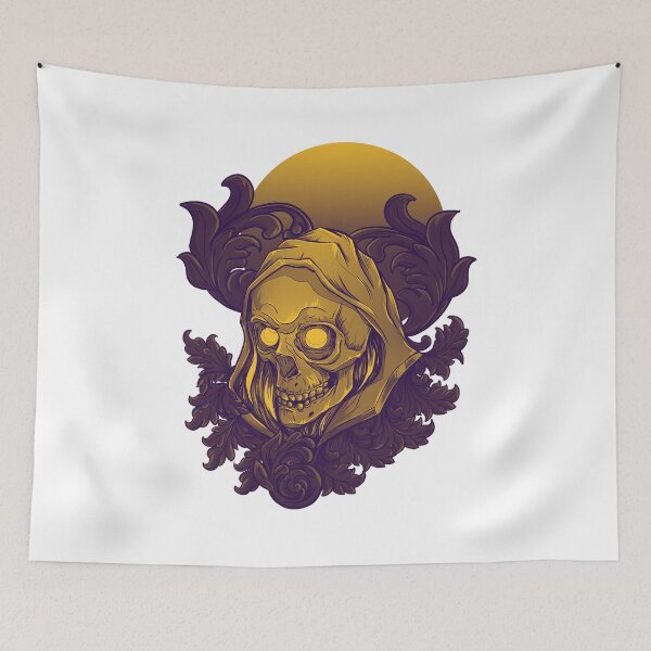 Item preview, Hooded Enigma Skull designed and sold by PVSKI.