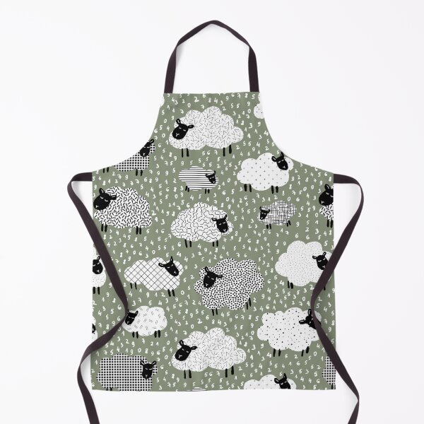 Item preview, count the sheep to sleep - sage green designed and sold by RenattaZare.