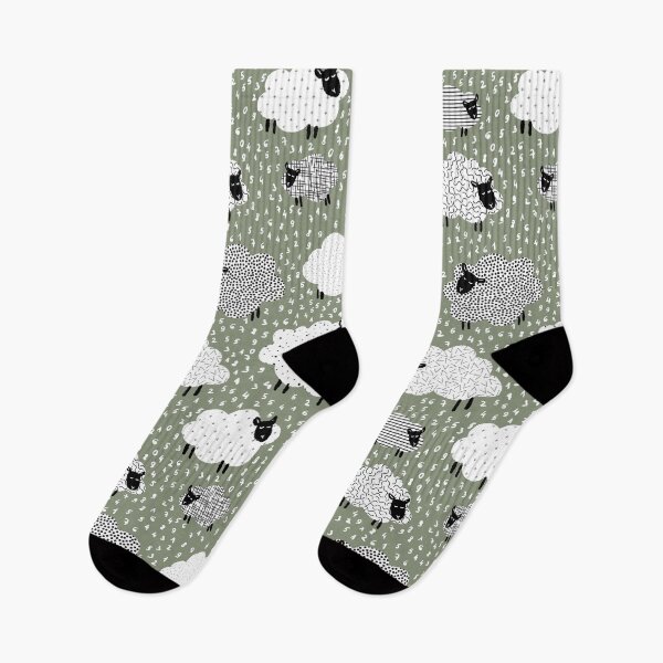 Item preview, count the sheep to sleep  - sage green designed and sold by RenattaZare.