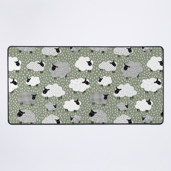 Item preview, count the sheep to sleep  - sage green designed and sold by RenattaZare.
