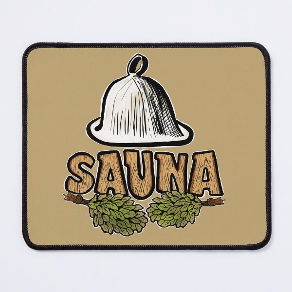 Item preview, sauna love, sauna accessories, hat and twigs designed and sold by Hennagirl.