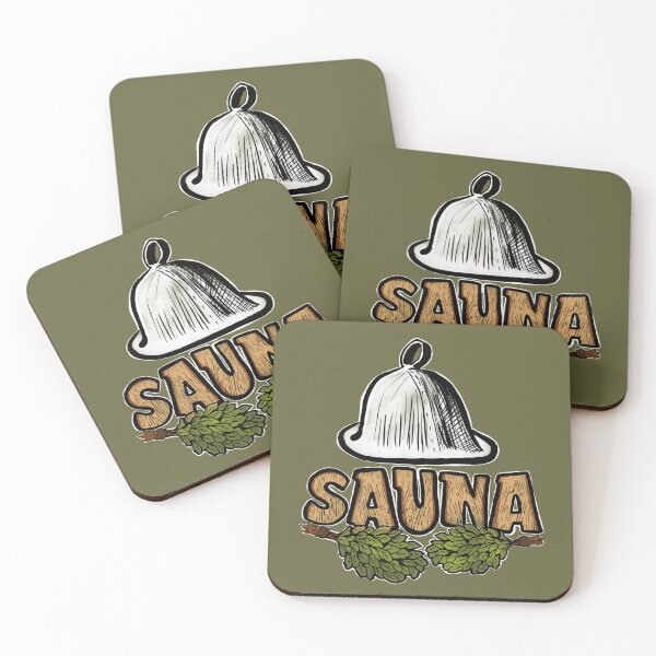 Item preview, sauna love, sauna accessories, hat and twigs designed and sold by Hennagirl.