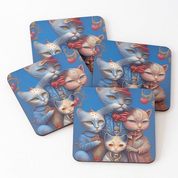 Item preview, Feline Elegance: Artistic Connection of Cats and Girl t-shirt designed and sold by artmanikin.