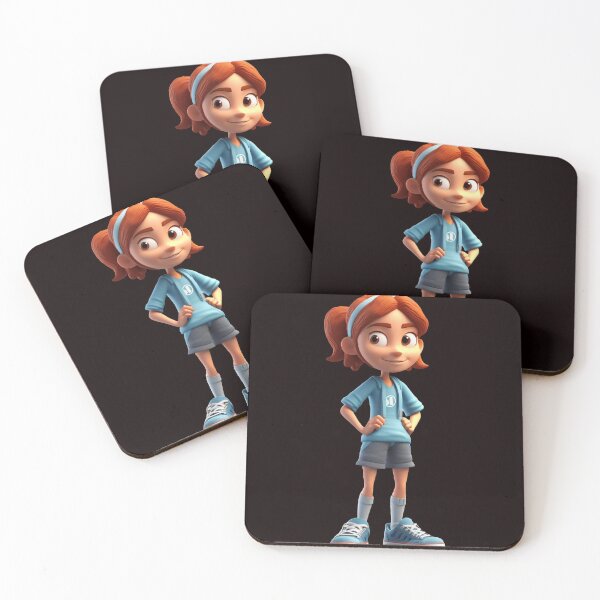 Item preview, 3D character with playful expression, wearing a patterned shirt and shorts designed and sold by iDezine GD.