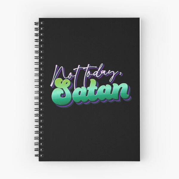 Item preview, Not Today, Satan designed and sold by MaisonDeNo.