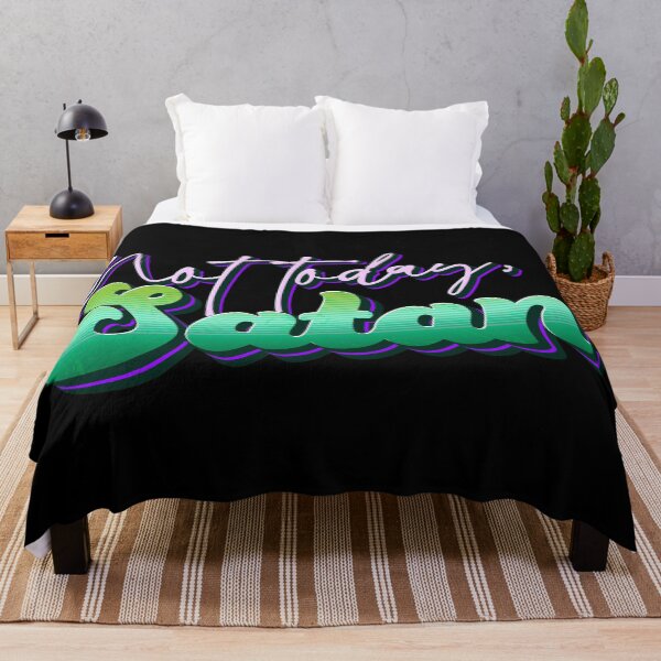 Item preview, Not Today, Satan designed and sold by MaisonDeNo.