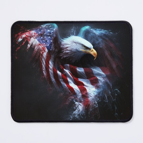 Item preview, American Eagle & Flag designed and sold by Jades-Corner.
