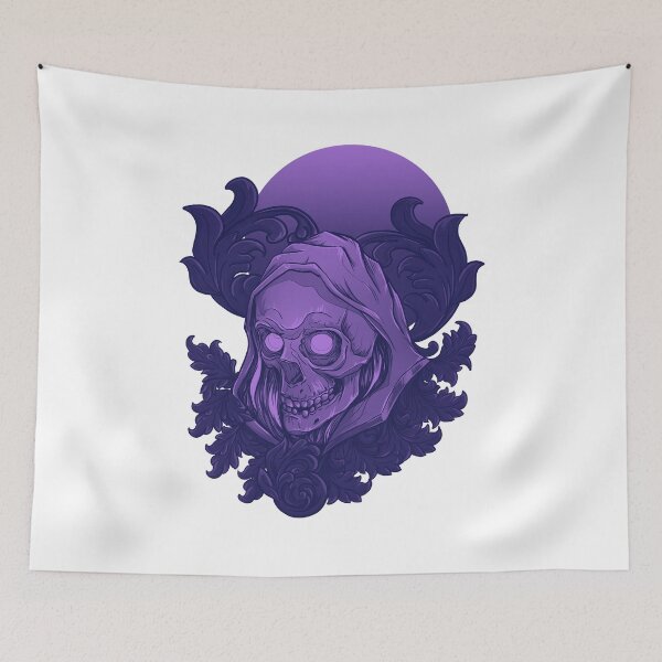 Item preview, Hooded Enigma Skull designed and sold by PVSKI.