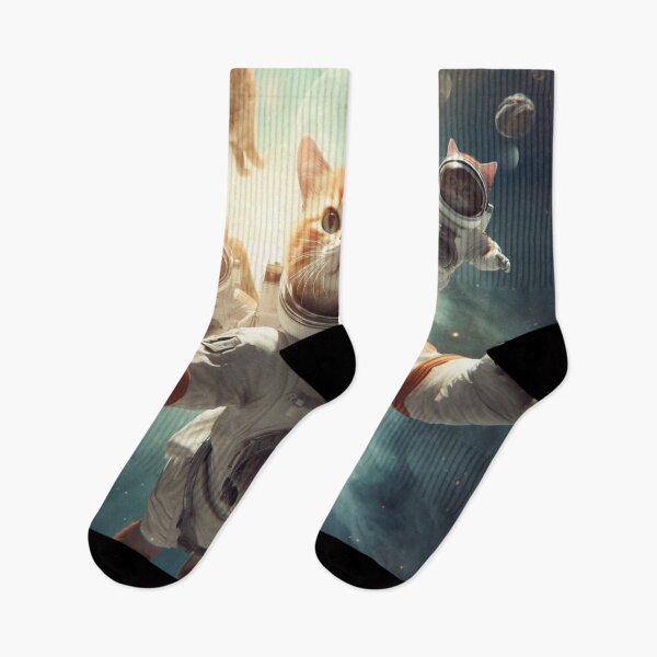 Item preview, cute cats in space designed and sold by densok.