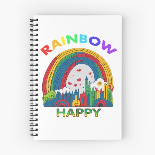 Item preview, vibrant Bright Rainbow Happy Pride Month designed and sold by FOUAD HAMIMI ⭐⭐⭐⭐⭐.