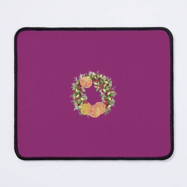 Item preview, FOREST FRUIT AND CITRUS FRUIT GARLAND CROSS STITCH. designed and sold by coffeeflavour.
