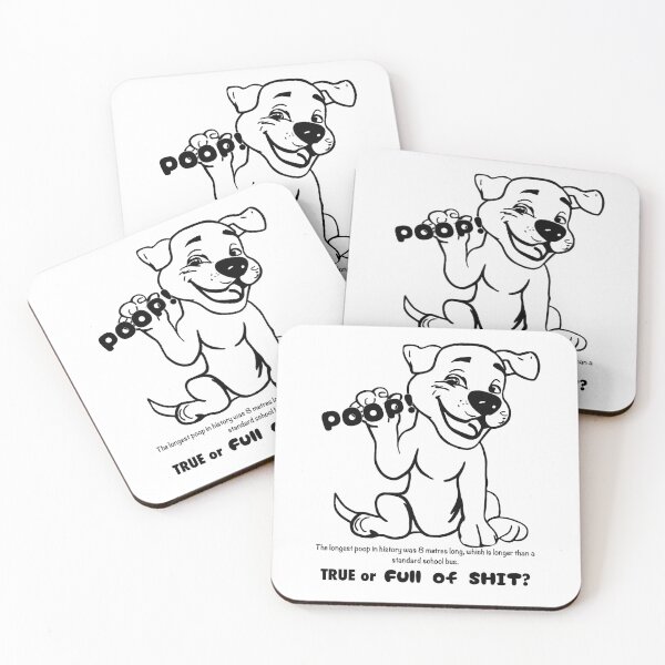 Item preview, POOP! Cheeky, fun dog designed and sold by 2Random  Dezigns.