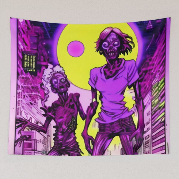 Item preview, Zombies In The Cyberpunk Universe designed and sold by KalipsoArt.