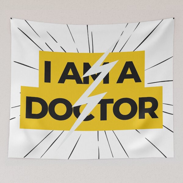 Item preview, Embrace Your Healing Touch: Celebrate the Noble Profession with 'I Am a Doctor' Design designed and sold by magicalshops.