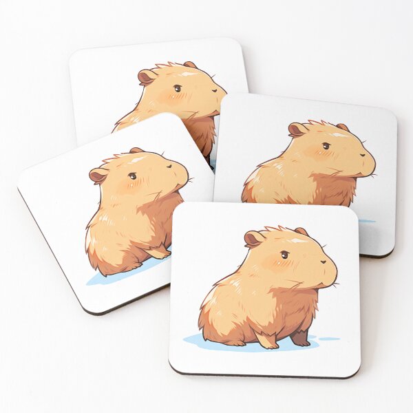 Item preview, Cute Kawaii Capybara After Spa designed and sold by CozyKawaiiArt.