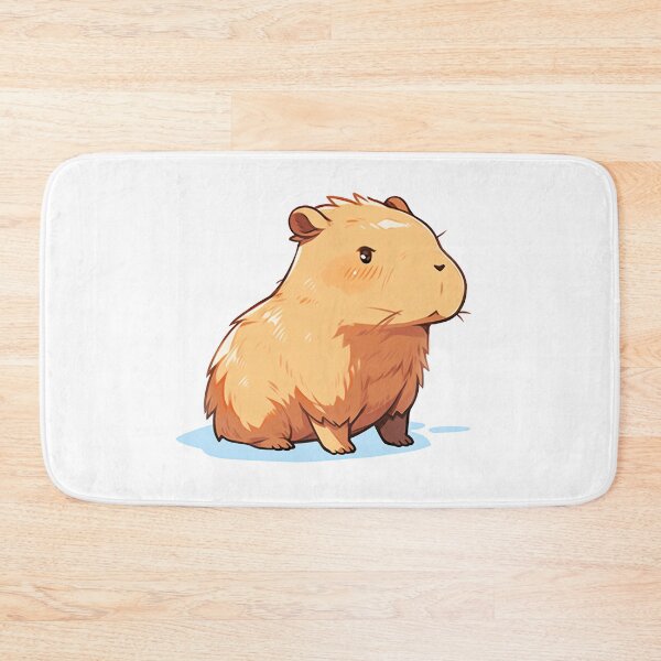 Item preview, Cute Kawaii Capybara After Spa designed and sold by CozyKawaiiArt.