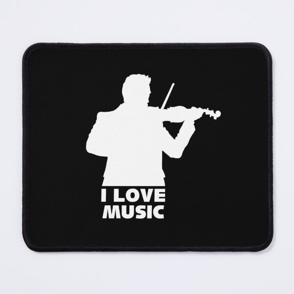 Item preview, I love music and the violin designed and sold by Wojtgor.