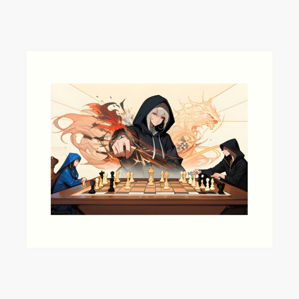 an anime girl playing chess, with gold eyes, straight | Stable Diffusion |  OpenArt