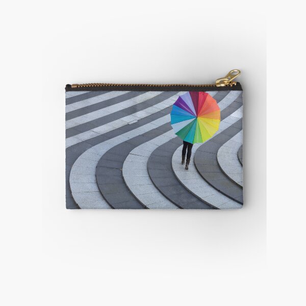 Item preview, Rainbow Umbrella & Curved Stairs designed and sold by Wilma Sloot.