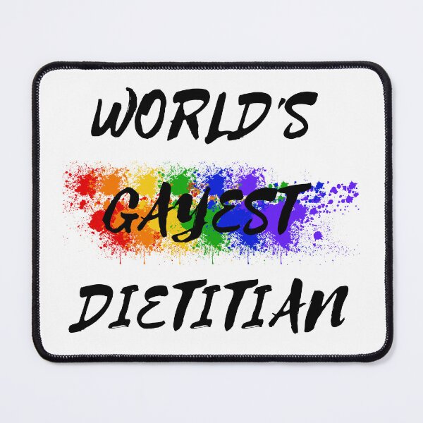 Item preview, World's Gayest Dietitian designed and sold by LuckyKermit.