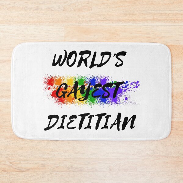 Item preview, World's Gayest Dietitian designed and sold by LuckyKermit.