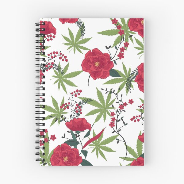 Item preview, Rose-Marijuana Floral Pattern designed and sold by Harsh  Katariya.