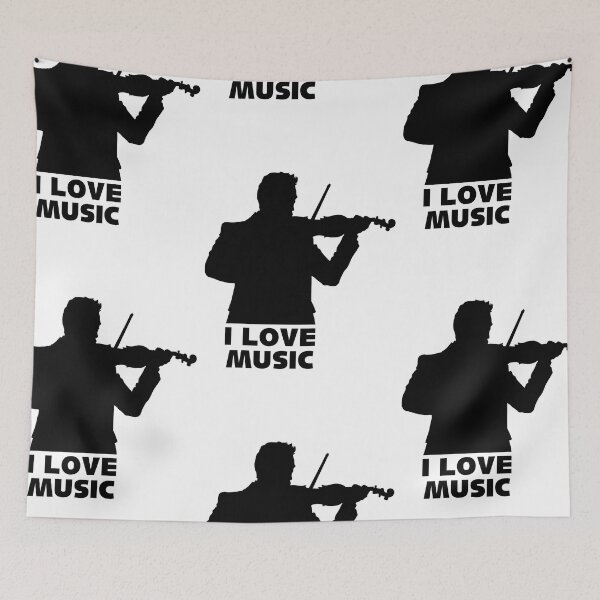 Item preview, love music and the violin designed and sold by Wojtgor.