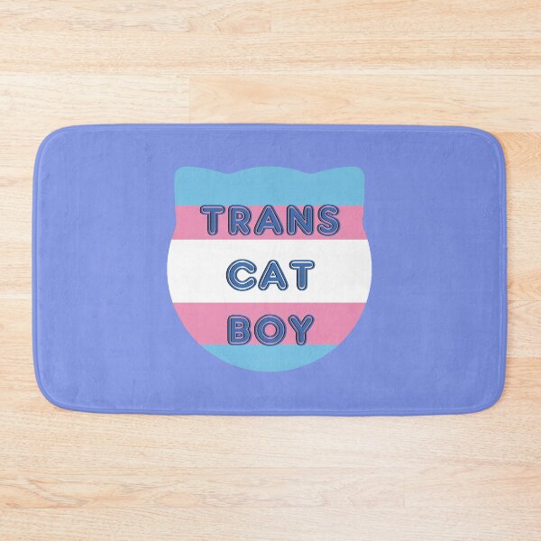 Item preview, Trans Cat Boy Transgender Flag With Cat Ears Design designed and sold by nhitori.