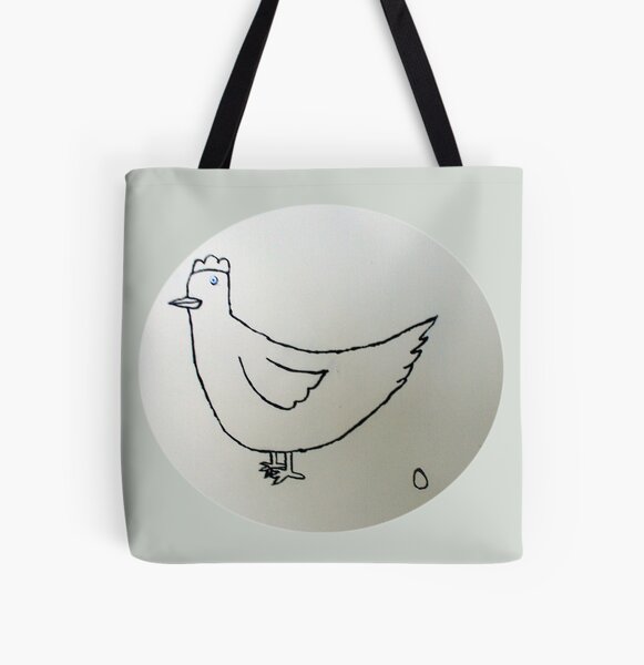 Hen - Poule - Martin Boisvert Tote bag doublé