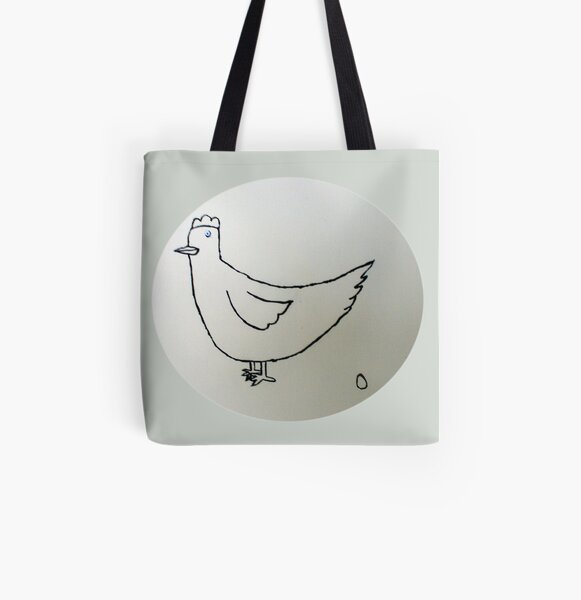 Hen - Poule - Martin Boisvert Tote bag doublé