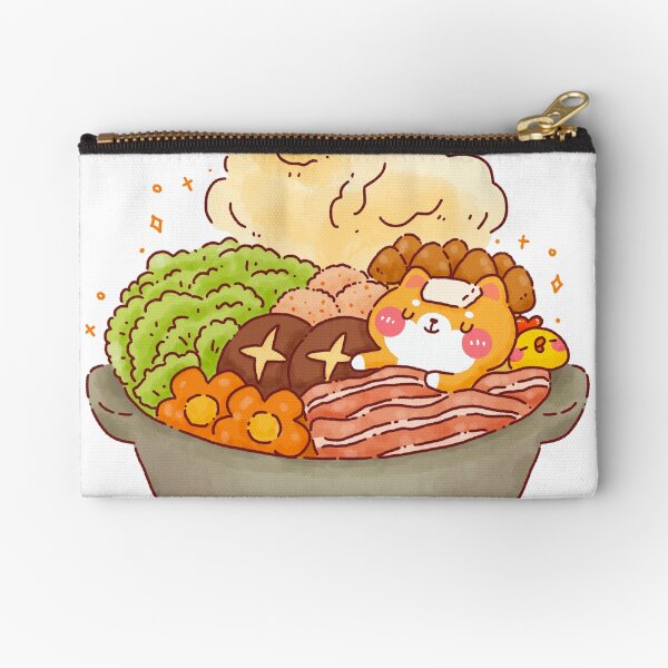 Thanks God I am full Zipper Pouch