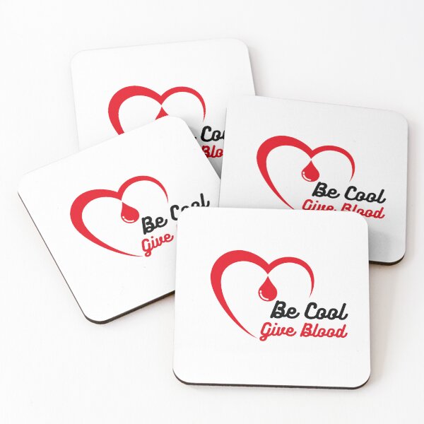 Item preview, Be Cool Give Blood / World Blood Donor Day designed and sold by MindPalette.