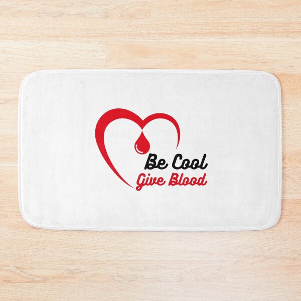 Item preview, Be Cool Give Blood / World Blood Donor Day designed and sold by MindPalette.