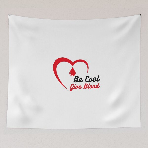 Item preview, Be Cool Give Blood / World Blood Donor Day designed and sold by MindPalette.