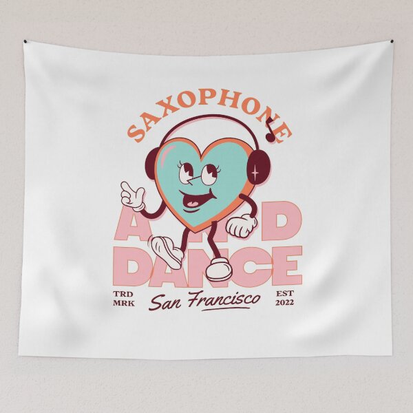 Item preview, saxophone and dance designed and sold by PopPizzazz.