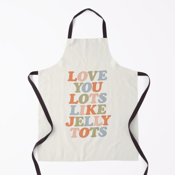 Item preview, Love You Lots Like Jelly Tots in Linen, Pale Copper, Cashmere, Olive and Cadet Blue designed and sold by MotivatedType.