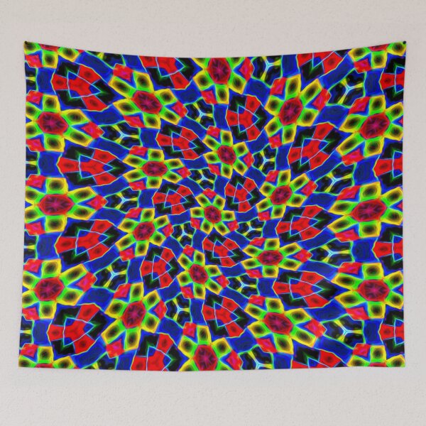 Item preview, Colorful Neon Flower designed and sold by Patternflower.