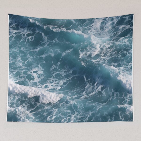 Item preview, Ocean Waves Aerial View designed and sold by CreativeJunglee.
