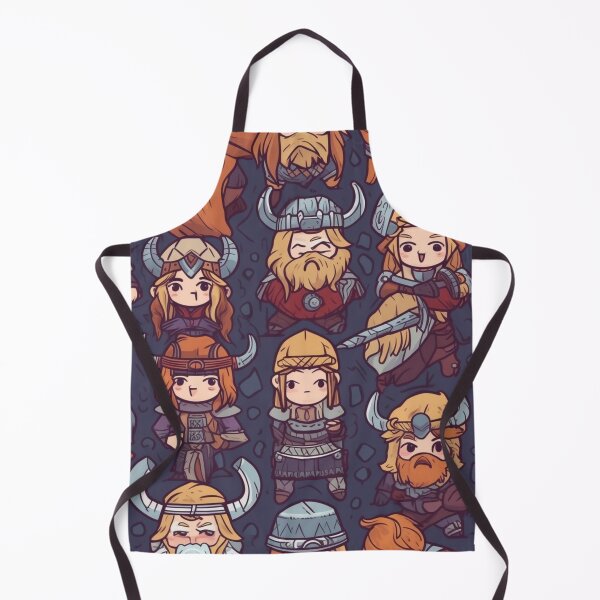 Aperçu de l'œuvre Vikings kawaii créée et vendue par MonkeDesigns.