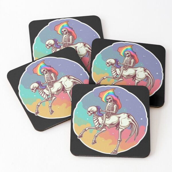 Item preview, funny skeleton riding  designed and sold by densok.