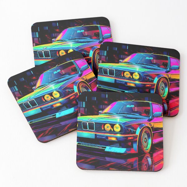 Item preview, Retro Car Digital Illustrations: A Journey to the 80s-90s designed and sold by Piotrek0001.