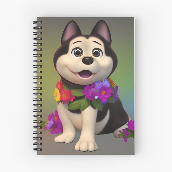 Item preview, Dogs and Flowers 10 designed and sold by Camila Hamdan.